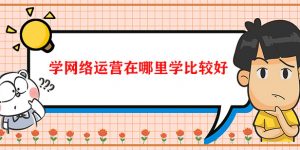 学网络运营在哪里学比较好缩略图