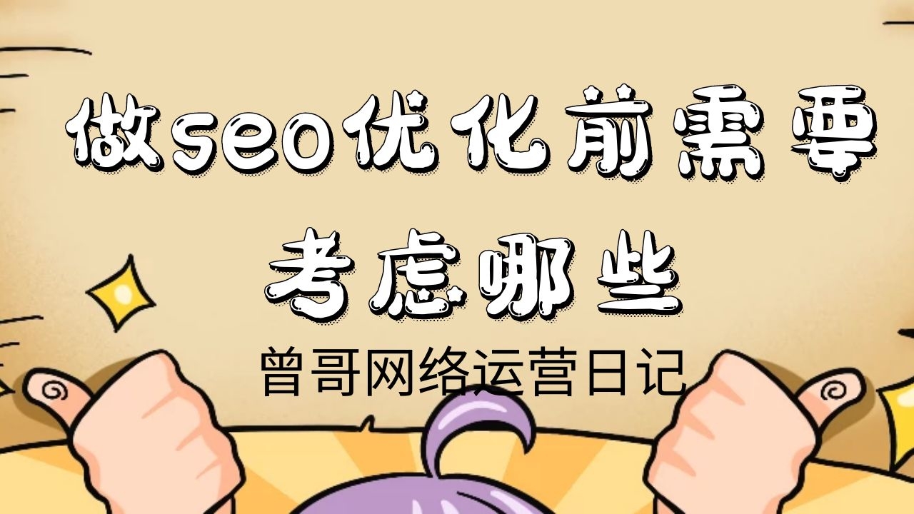 做seo优化前需要考虑哪些插图