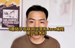 0基础学互联网运营和Java编程哪个技术好缩略图