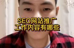 SEO网站推广工作内容有哪些缩略图