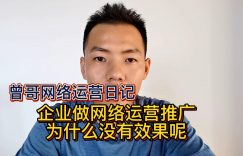 企业做网络运营推广为什么没有效果呢缩略图