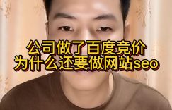 公司做了百度竞价为什么还要做网站SEO缩略图