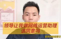 领导让我做网络运营助理该同意吗缩略图